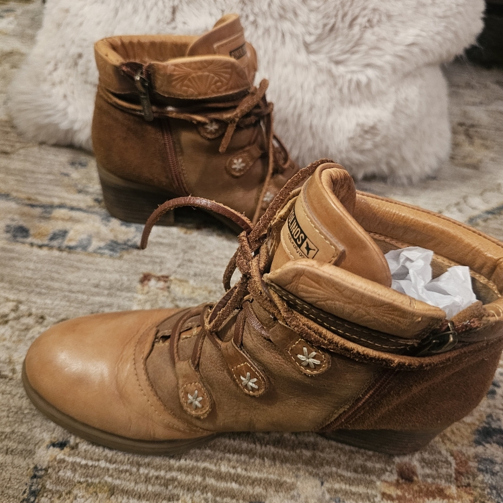 Pikolinos Women's Lyon W6N-8517 Ankle Boot Brandy sz 39 or 8.5 - Picture 4 of 11